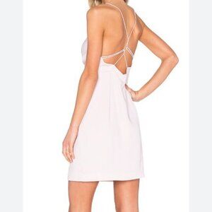 Stylestalker Priscilla Backless Wrap Dress Pale Pink S Elegant Cocktail Party Dr